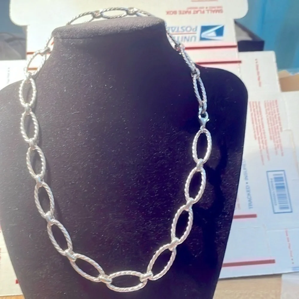 Designer Sterling Silver Necklace #864